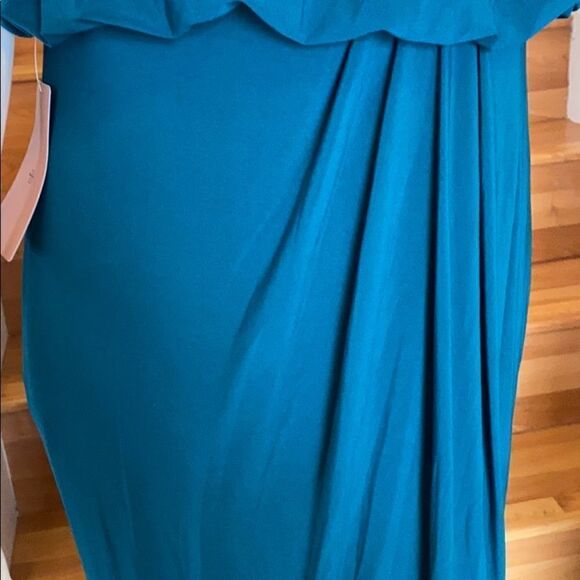 BHLDN teal Lena Flutter Sleeve Jersey - Picture 8 of 10